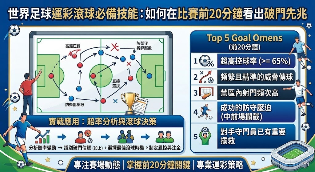 如何在比賽前20分鐘看出破門先兆