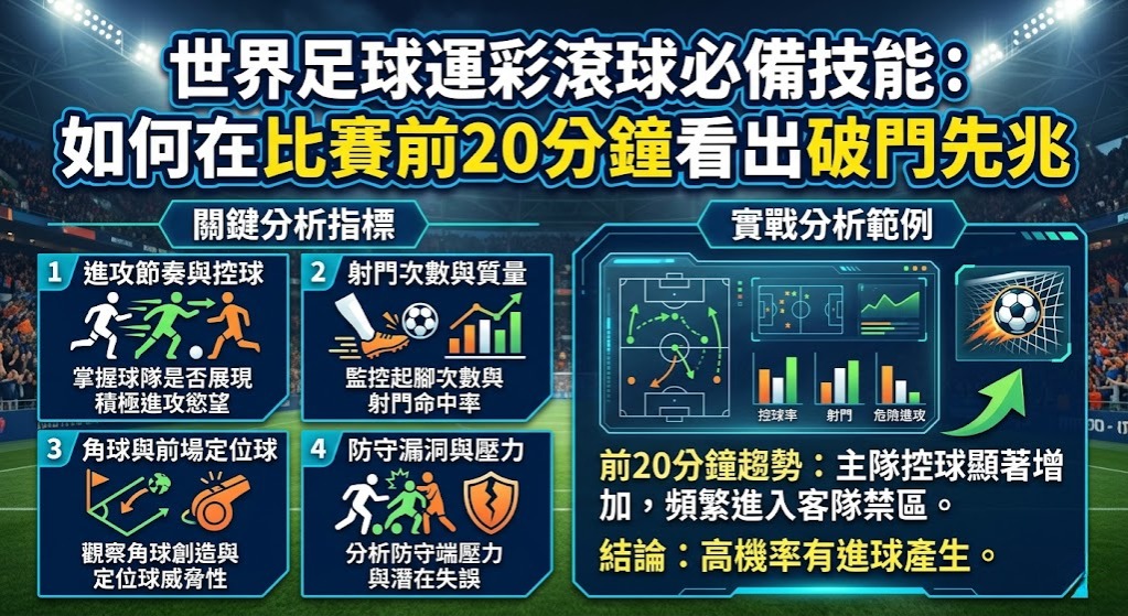 如何在比賽前20分鐘看出破門先兆