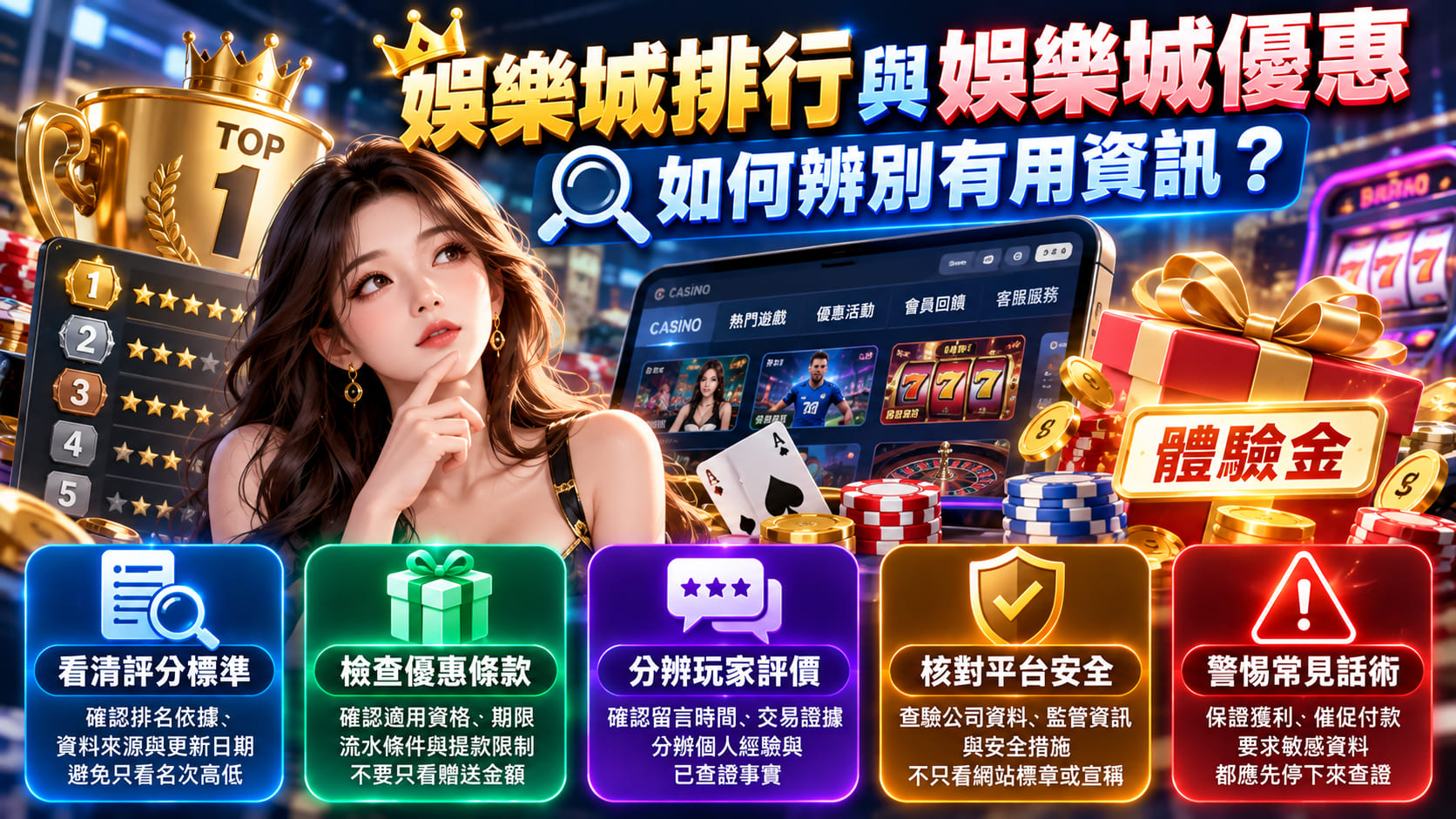 網址真偽與平台背景先查清楚，避免因錯誤資訊承擔不必要的風險。